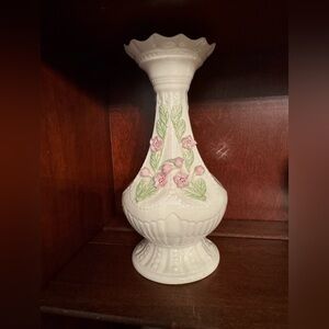 Beleek Double Cherry Blossom Vase